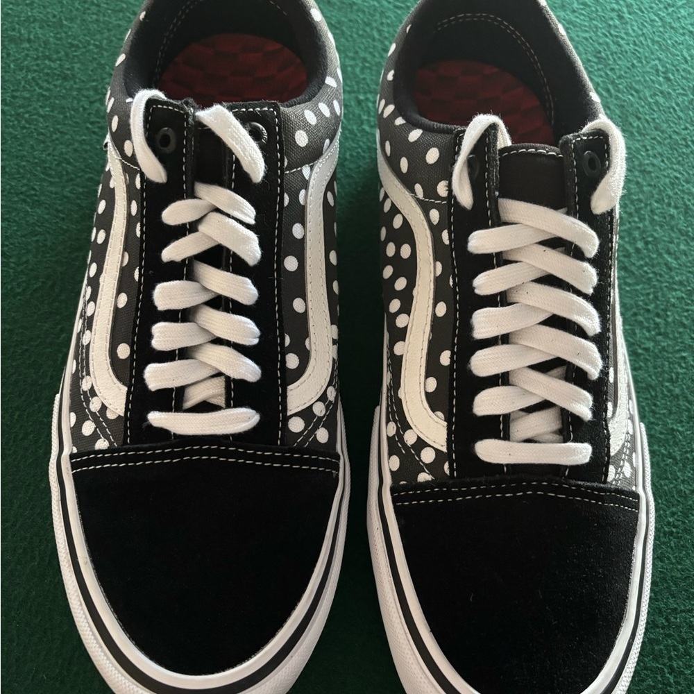 VANS Old Skool Pro x Baker Dustin Dollin - Polka Dots Skate Sneaker 11.5 - Picture 2 of 7